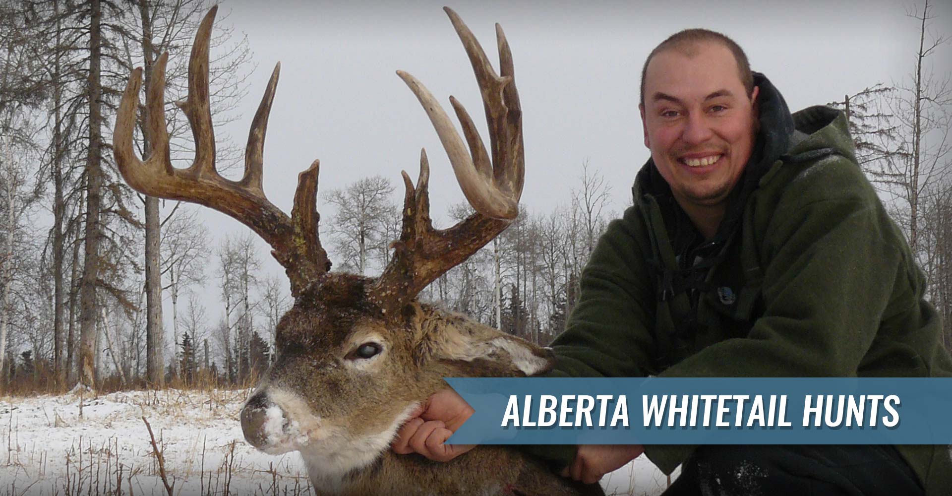 Trophy Alberta Whitetail Deer Hunts